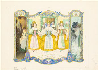 HEINRICH LEFLER (1863 - 1919) Die genalde bestellung & Der jungfernkranz (The gentle order & The maiden's wreath).